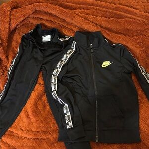 Nike Black Jacket with Yellow Accents